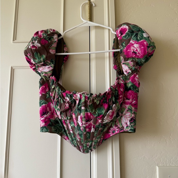 NWOT LPA Claudette Top in Simone Print Size S - Picture 3 of 8